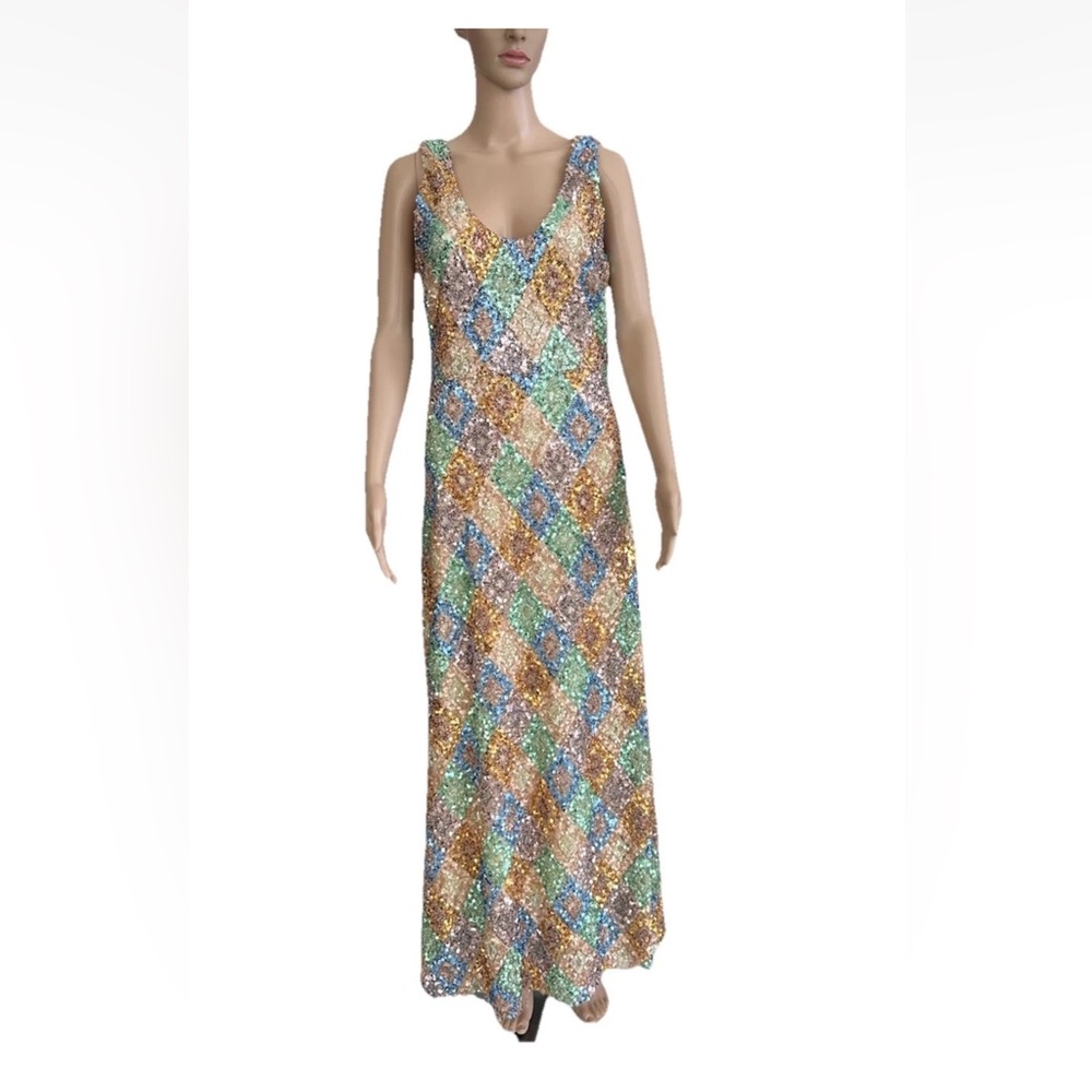 Zara Orange Yellow Sleeveless Sundress Maxi